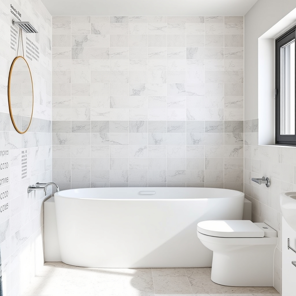 Comment finir une faience murale de salle de bain ?