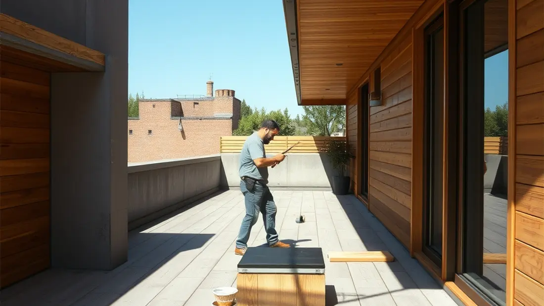 Comment nettoyer une terrasse avec une centrale vapeur : illustration 1