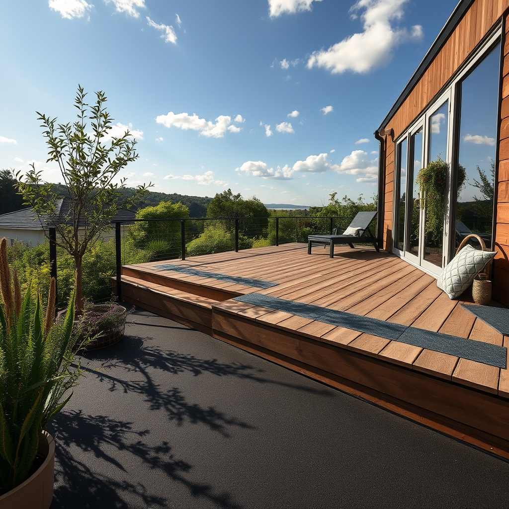 Étanchéité sous terrasse sur plots : EPDM ou bitumineuse