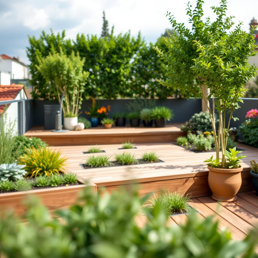 Questions fréquentes · Terrasse sur plots végétalisée : structure et drainage