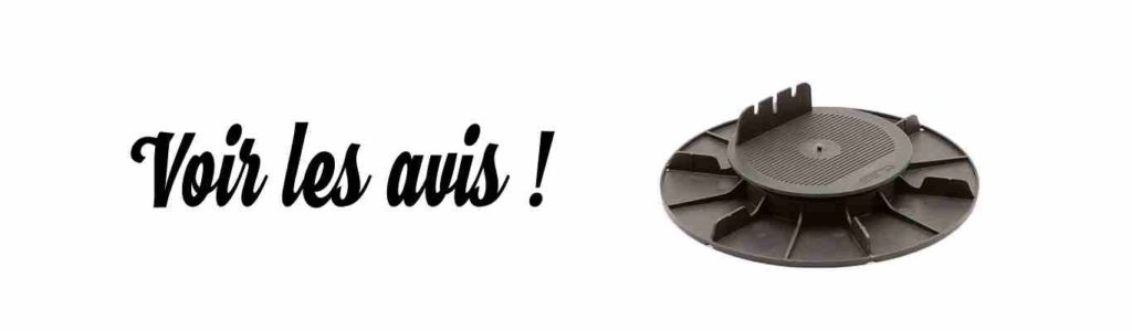 le plot terrasse fixe 20 30 mm jouplast a l'unite