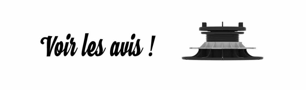 acheter le plot terrasse autonivelant 65 95 mm jouplast