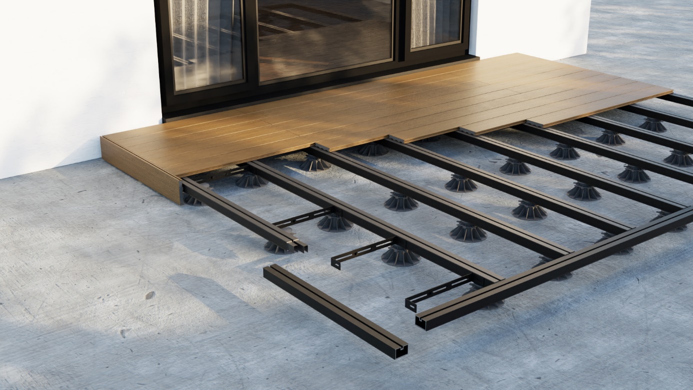 Les avantages de la pose d’une terrasse sur plots terrasse réglables